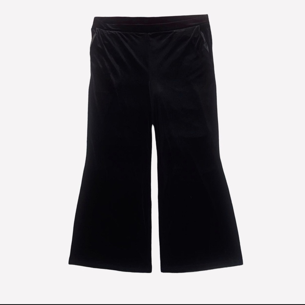 The Limited Black Velour Pull On Pants Size 16W